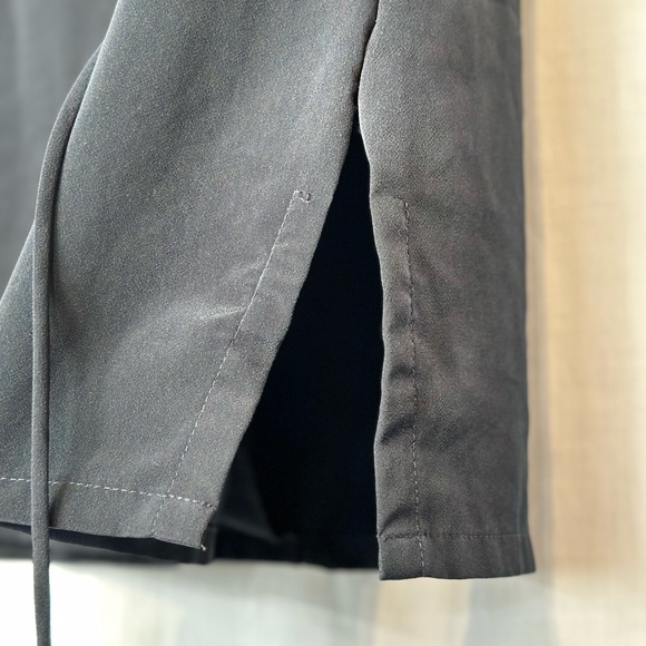 Kathy Lee Collection - Womens Sleeveless Button-Down TOP Sz S Tunic TIES - BLACK - Picture 6 of 11